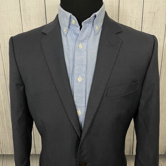 J.CREW Other - J. Crew Thompson 44R Blue 100% Wool 2-Button Dual-Vent Sports Coat